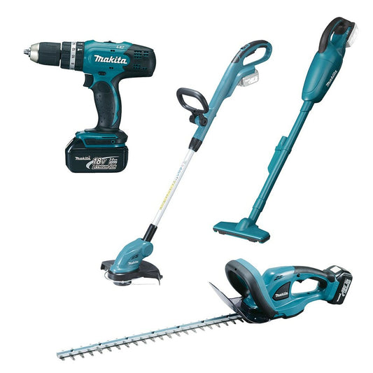 Tool kit Makita DLX4093 Drill Vacuum Cleaner Hedge trimmer Multi-function brushcutter