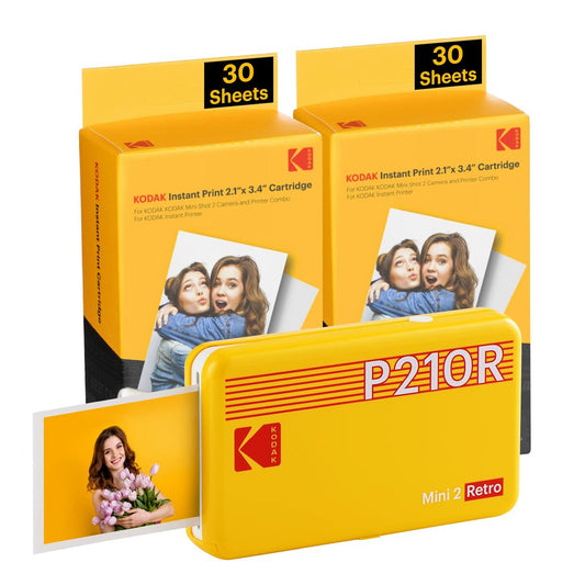Фотопринтер Kodak MINI 2 RETRO P210RYK60 Жёлтый