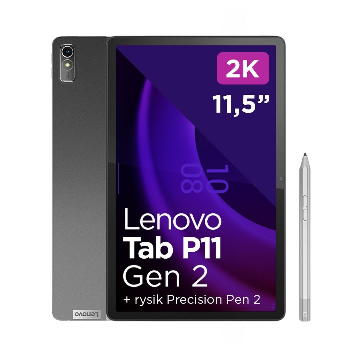 Planšetdators Lenovo Tab P11 (2nd Gen) 6 GB RAM 11,5" MediaTek Helio G99 Pelēks 128 GB