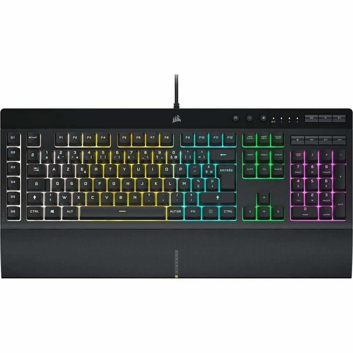 Gaming Keyboard Corsair K55 RGB PRO AZERTY