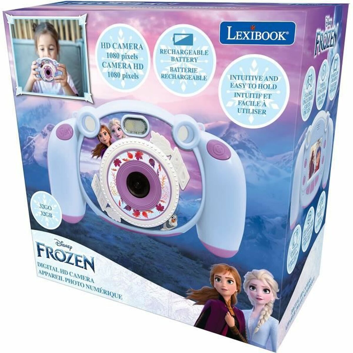 Детская цифровая камера Lexibook Frozen