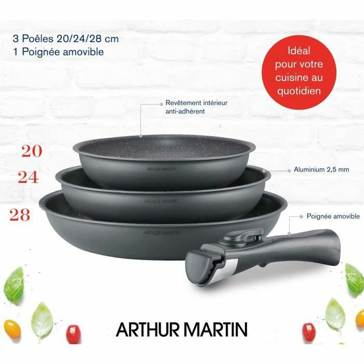 Посудный набор Arthur Martin  