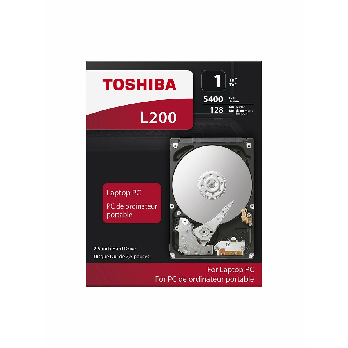 Cietais Disks Toshiba HDWL110UZSVA 2,5" 1 TB HDD
