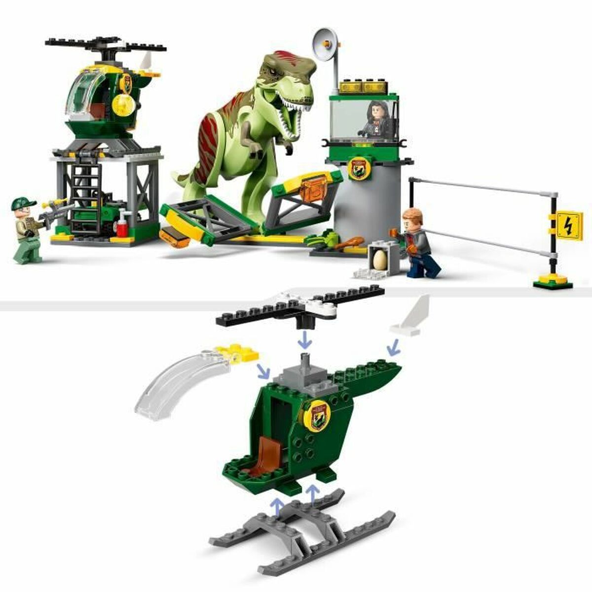 Lego 76944 Jurassic World T-Rex Escape (140) (140 Daudzums)