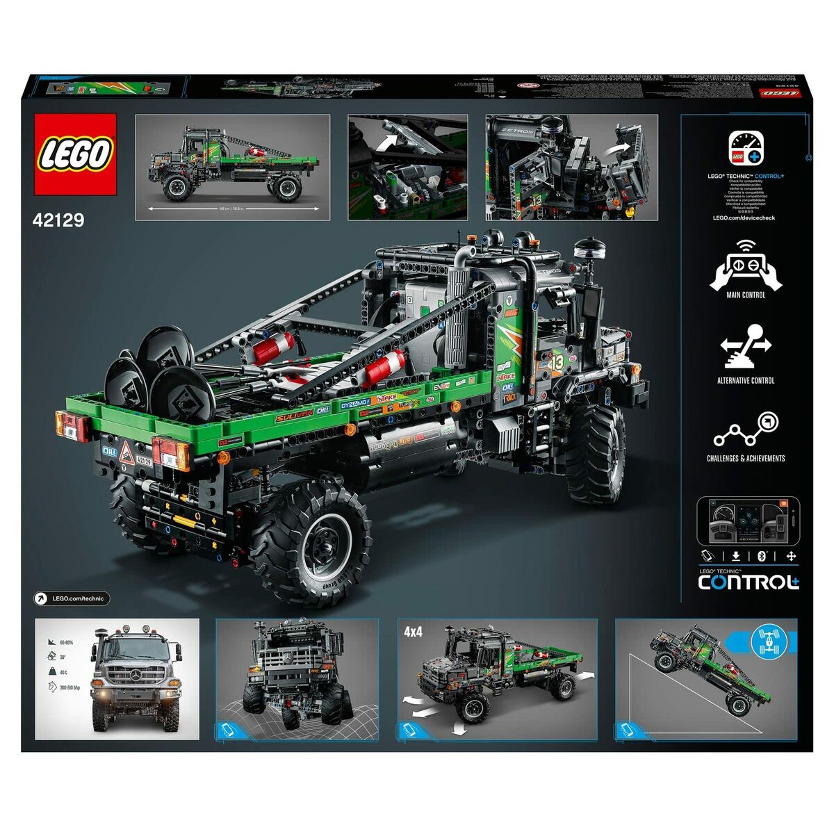 Lego 42129 Technic Mercedes-Benz Zetros 4x4