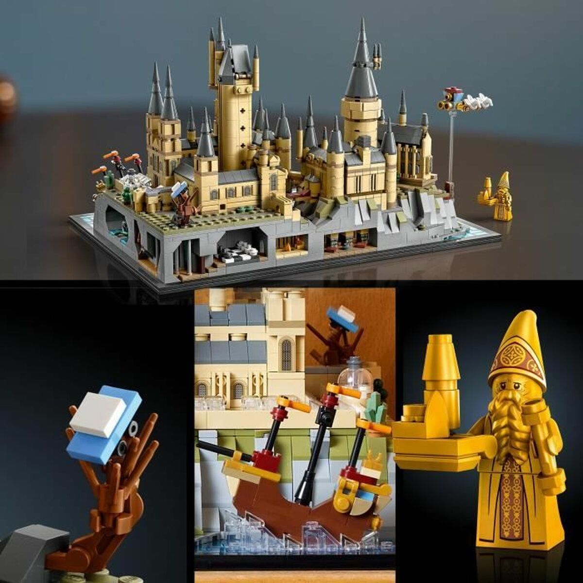 Playset Lego Harry Potter 76419 Hogwarts Castle and Grounds 2660 Предметы