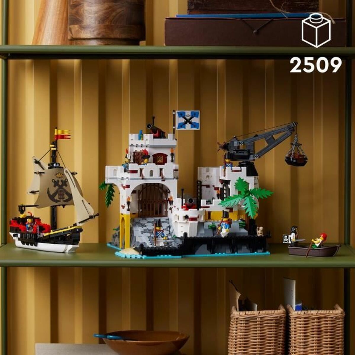Lego 10320 ElDorado Fortress Pirātu kuģis 2509 Daudzums