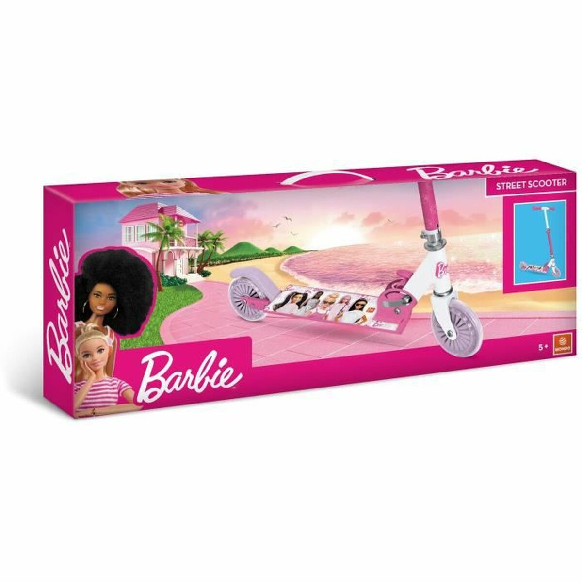 Skrejritenis Barbie Bērnu Rozā