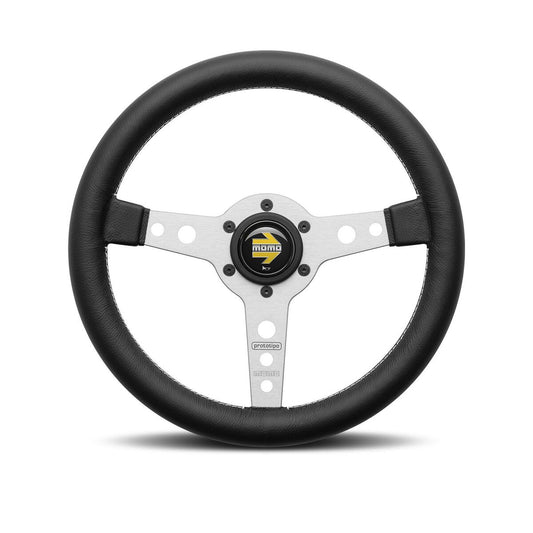 Racing Steering Wheel Momo PROTOTIPO Silver Ø 37 cm
