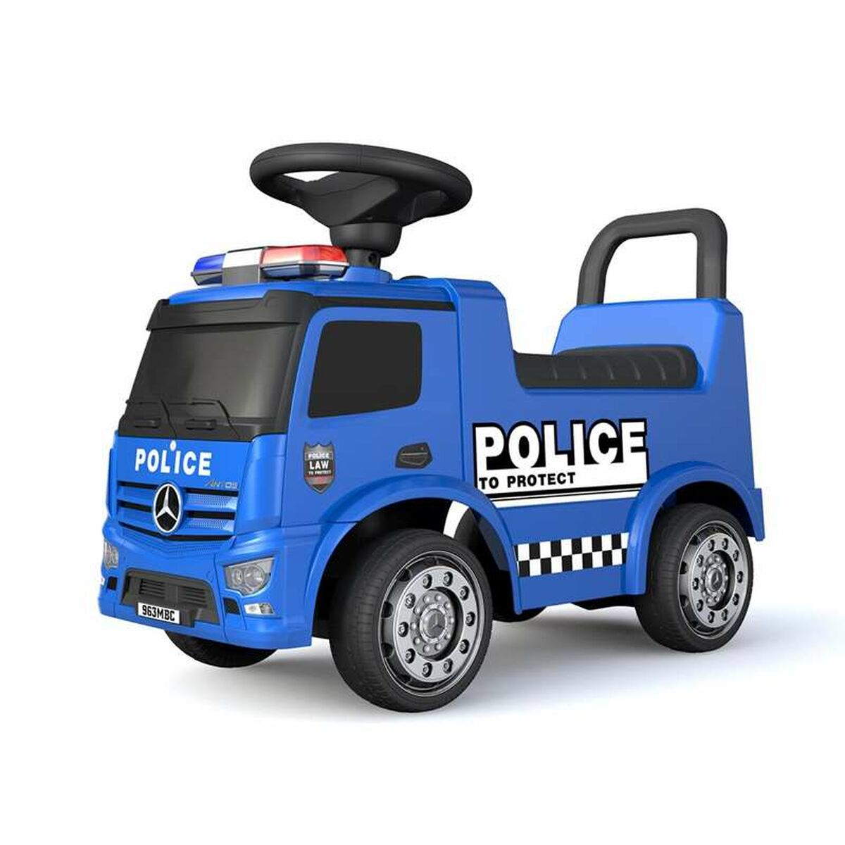 Машинка-каталка Injusa Mercedes Police Синий 28.5 x 45 cm
