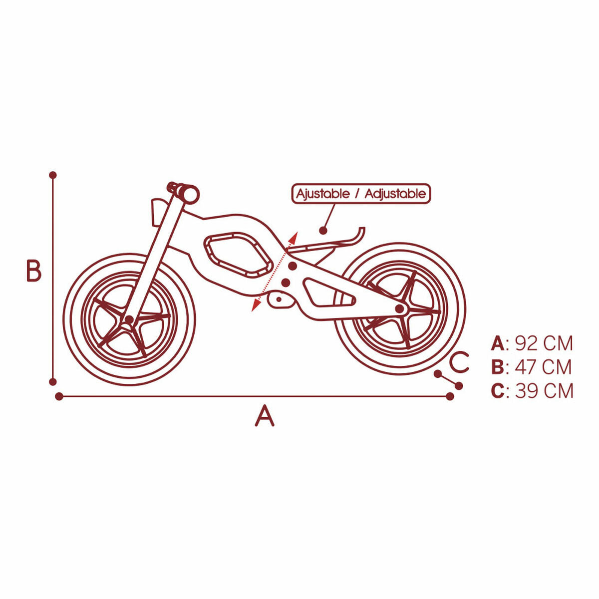 Детский велосипед Woomax Classic 12" Без педалей