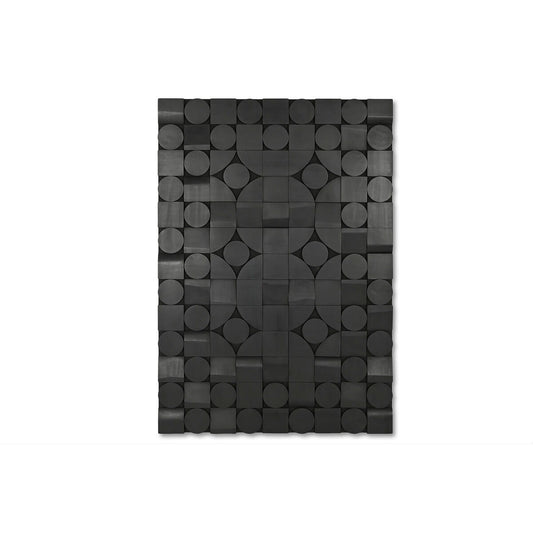 Настенный декор Home ESPRIT Чёрный Абстракция современный 81 x 3,8 x 117 cm