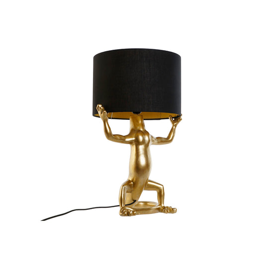Galda lampa Home ESPRIT Melns Bronza Sveķi 50 W 220 V 31 x 28 x 50 cm (2 gb.)