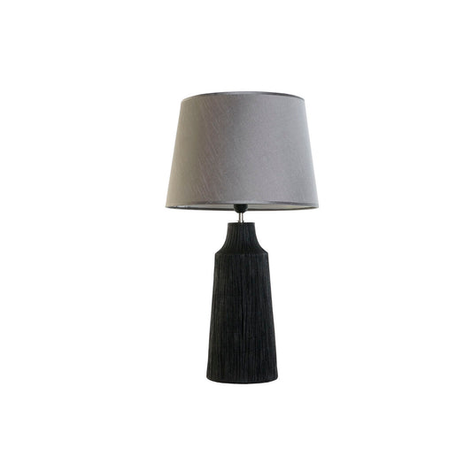 Desk lamp Home ESPRIT Black Grey Resin 50 W 220 V 40 x 40 x 70 cm (2 Units)