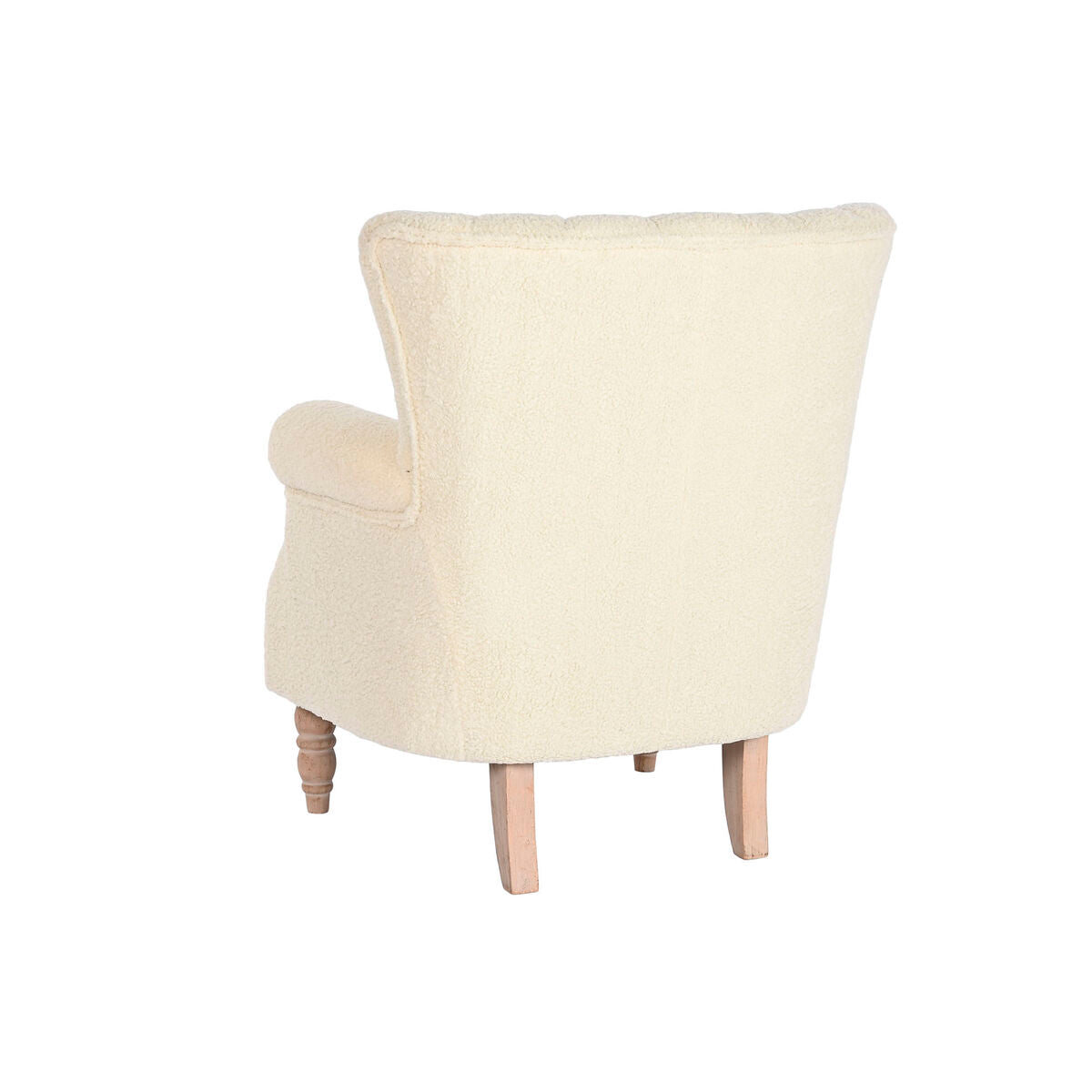 atzveltnes krēsls Home ESPRIT Balts Dabisks Kaučuka koks 73 X 65 X 87 cm