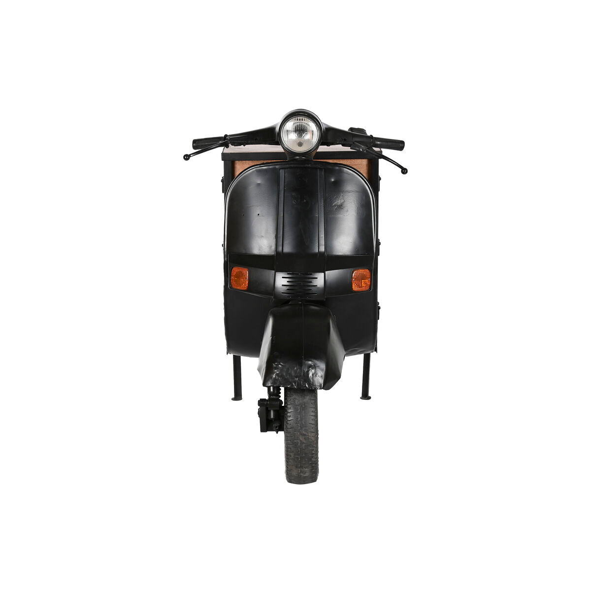 Kumode Home ESPRIT Brūns Melns Dzelzs Mango koks Motocikls Loft Lietots 100 x 68 x 105 cm