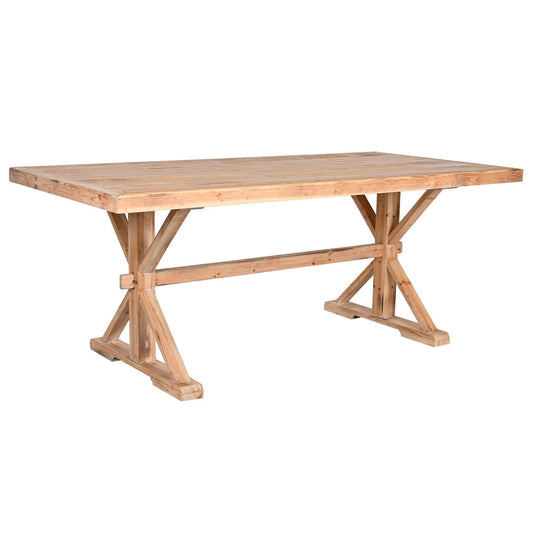 Обеденный стол Home ESPRIT Натуральный Деревянный 200 x 100 x 80 cm