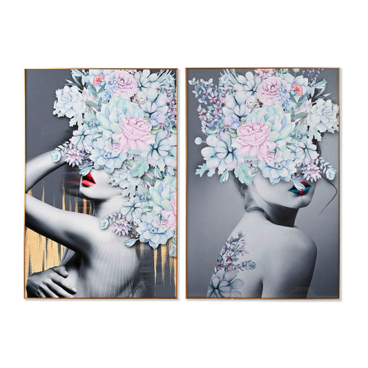 Картина Home ESPRIT Женщина современный 80 x 3 x 120 cm (2 штук)