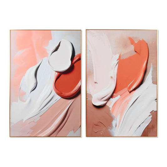 Glezna Home ESPRIT Abstrakts Moderns 80 x 3 x 120 cm (2 gb.)