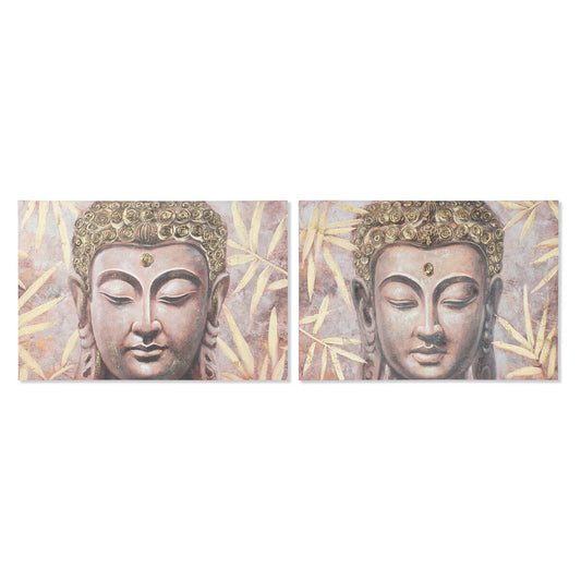 Картина Home ESPRIT Будда Восточный 120 x 3 x 80 cm (2 штук)