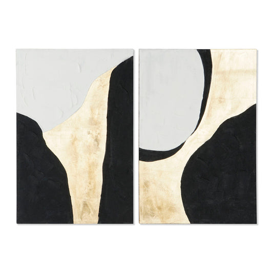 Glezna Home ESPRIT Abstrakts Urbāns 60 x 3 x 90 cm (2 gb.)