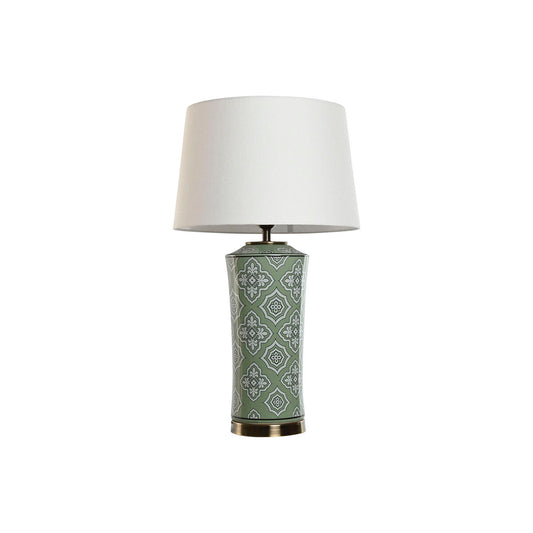 Настольная лампа Home ESPRIT Белый Зеленый Позолоченный Керамика 50 W 220 V 40 x 40 x 69 cm