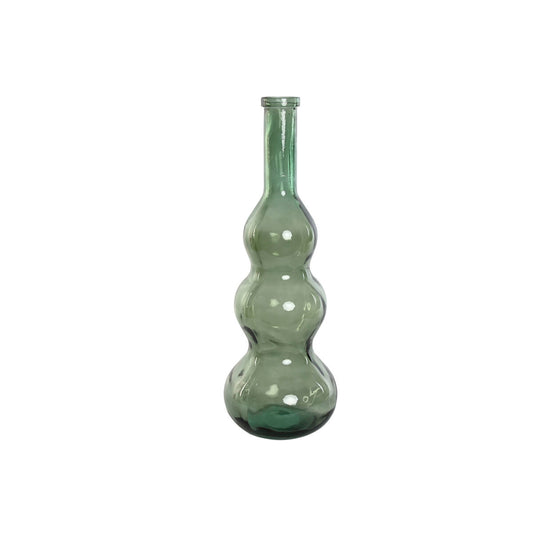 Vāze Home ESPRIT Zaļš Pārstrādāts stikls 26,5 x 26,5 x 75 cm