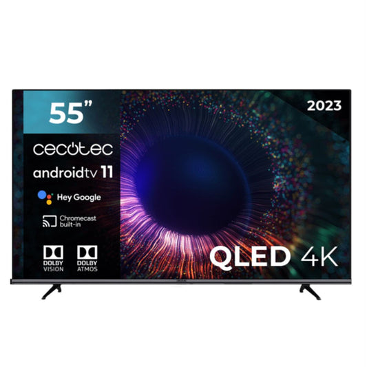 Smart TV Cecotec 02568 55" 4K Ultra HD QLED Android TV