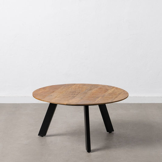 Centre Table Wood Iron 80 x 80 x 40 cm