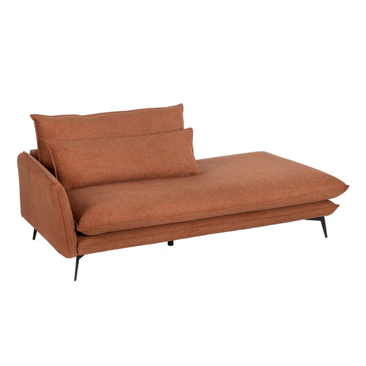 Dīvāns ‘Chaise Longue’ Brūns Koks Dzelzs Foam 210 x 100 x 90 cm