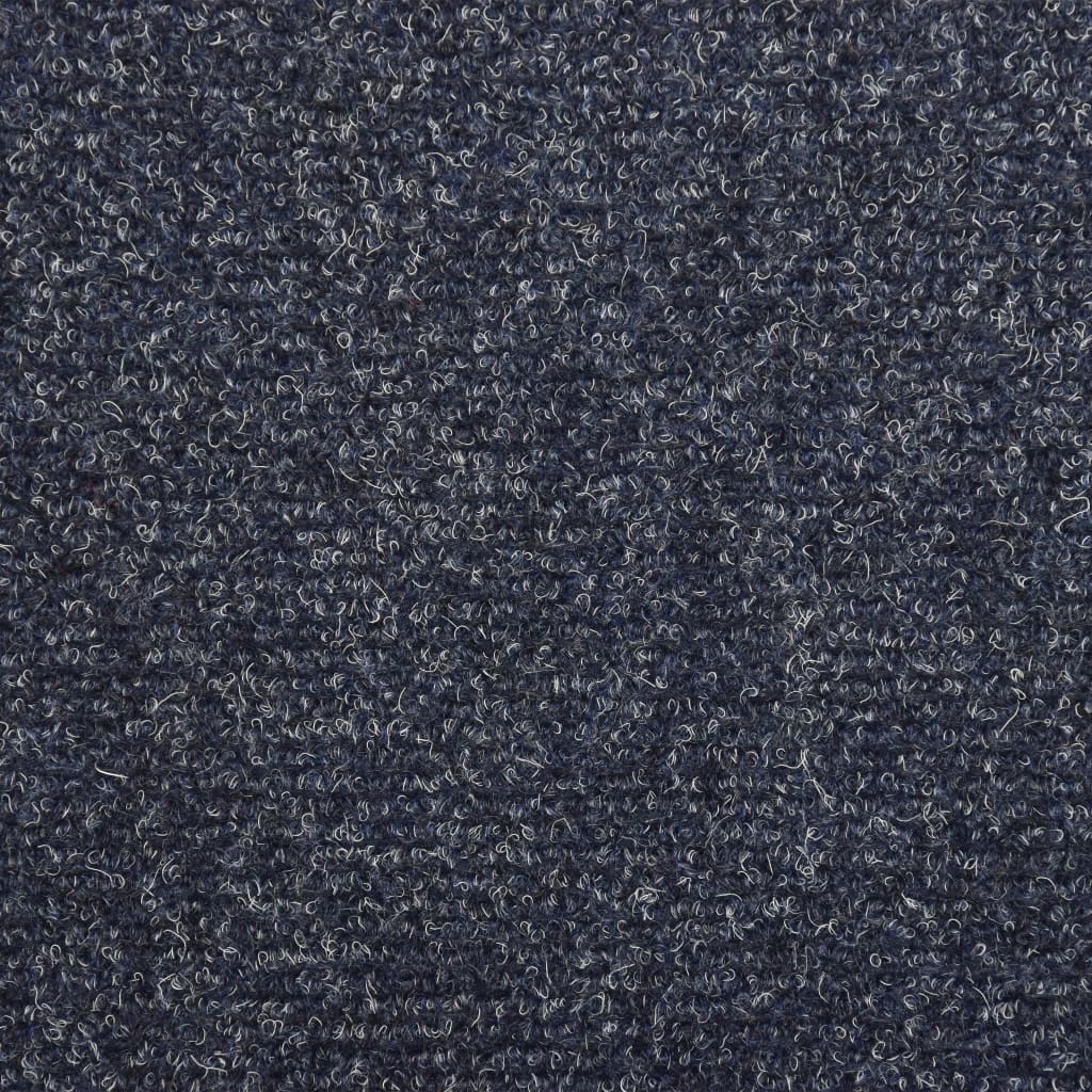 kāpņu paklāji, 15 gab., adatu perforēti, 65x21x4 cm, zili