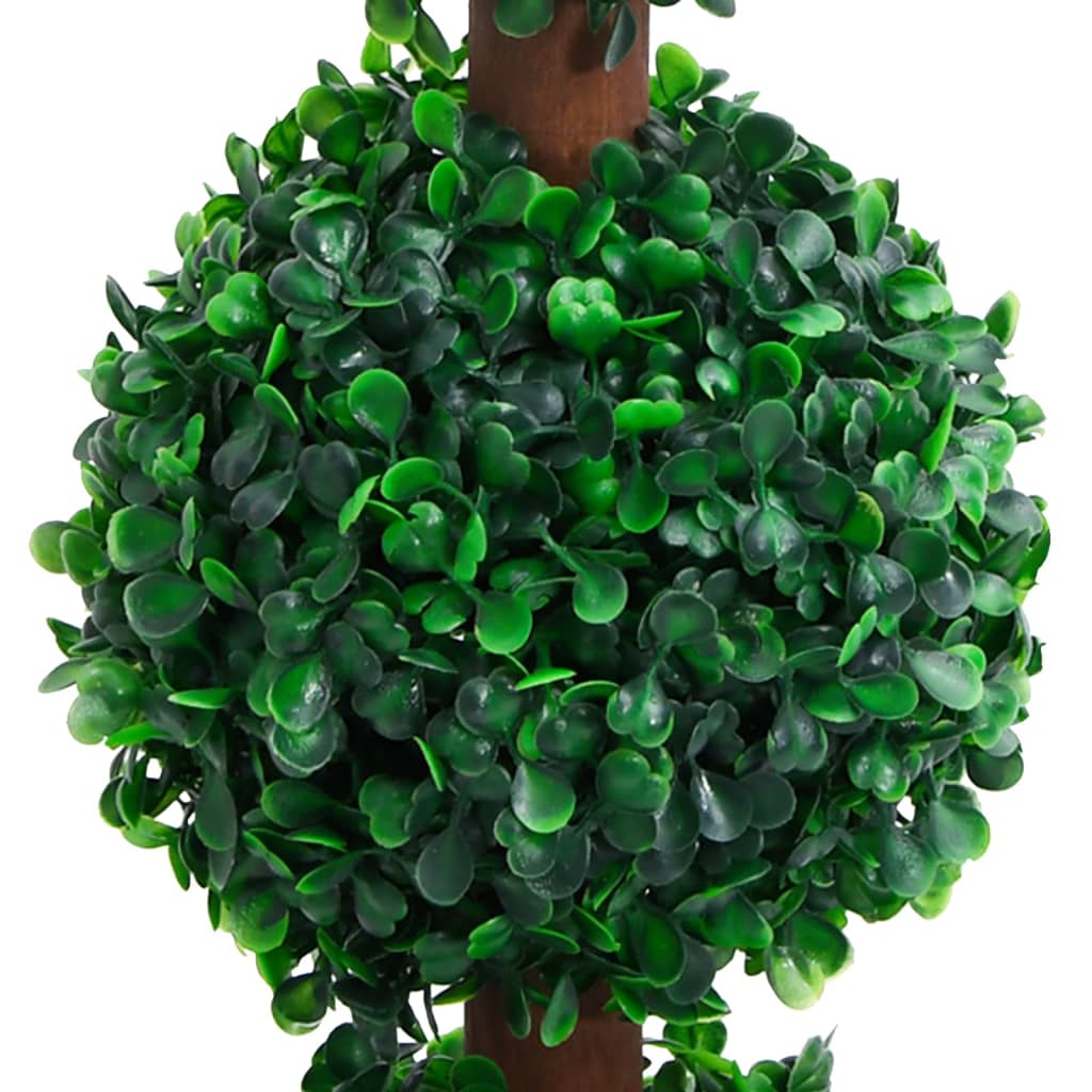 mākslīgais buksis ar podiņu, apaļš, zaļš, 90 cm