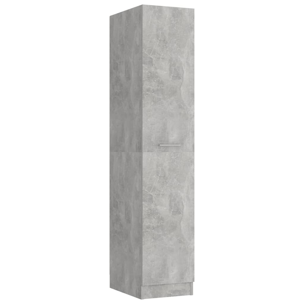 atvilktņu skapis, betona pelēks, 30x42,5x150 cm, skaidu plāksne