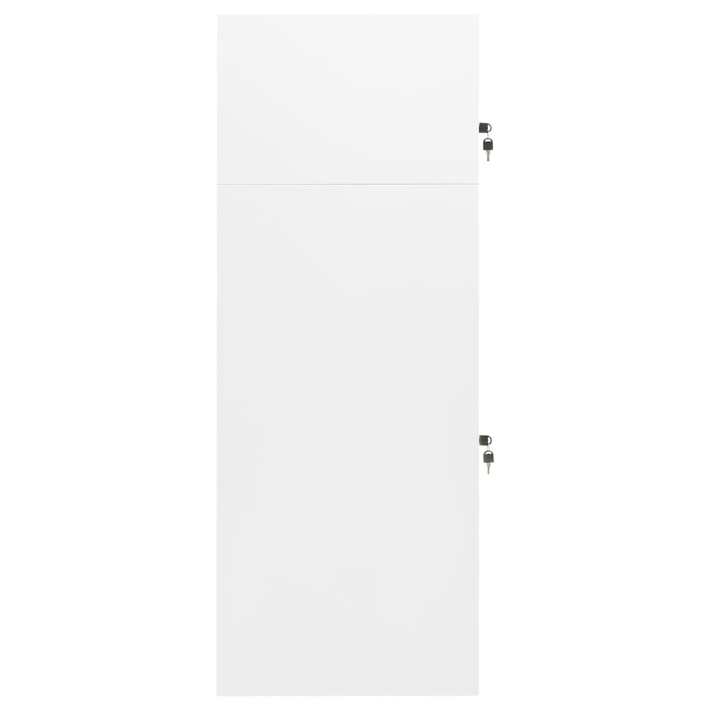 seglu skapis, balts, 53x53x140 cm, tērauds