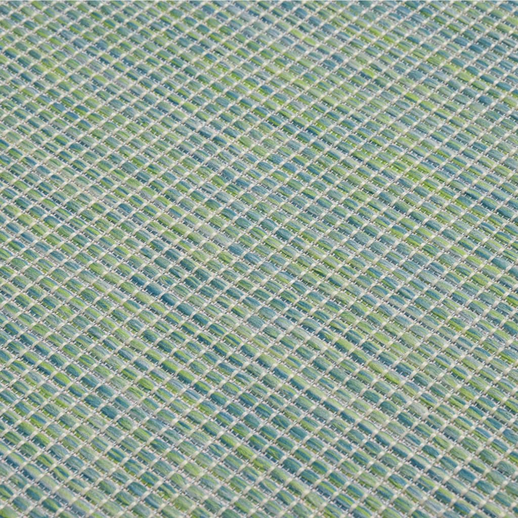 āra paklājs, 100x200 cm, tirkīzzils