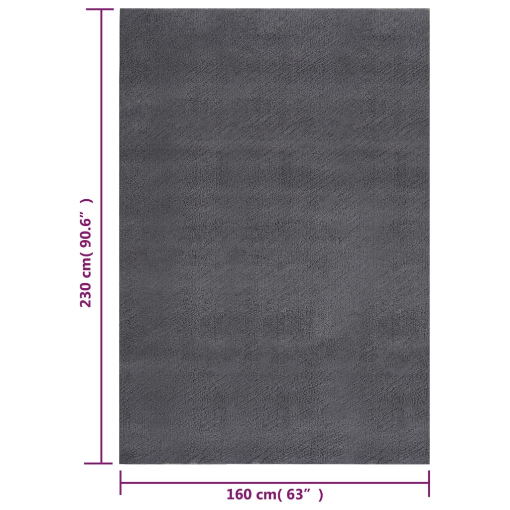 paklājs, 160x230 cm, mazgājams, neslīdoša pamatne, pelēks
