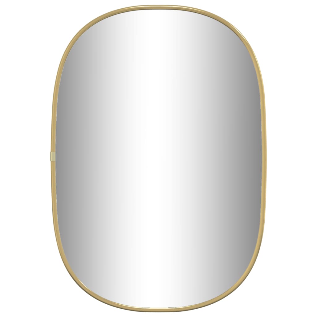sienas spogulis, zelta krāsā, 50x35 cm