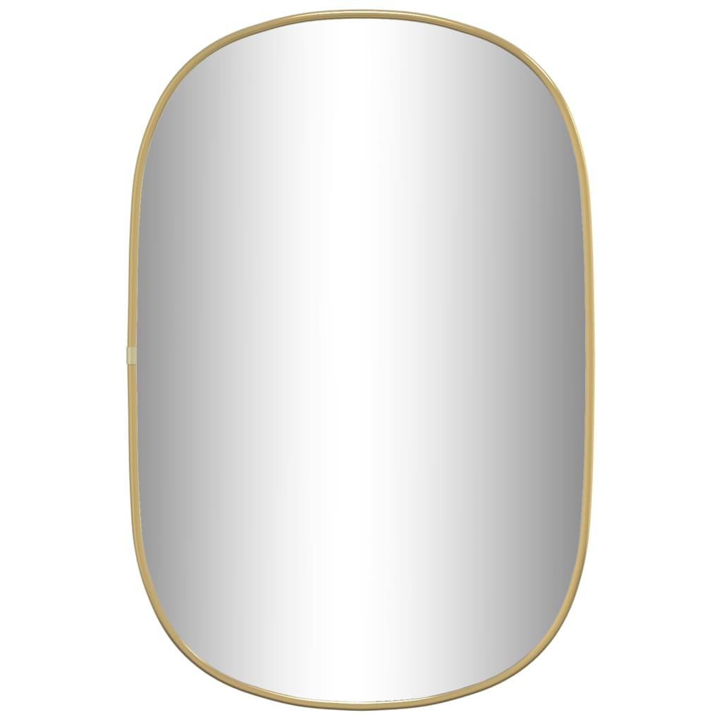 sienas spogulis, zelta krāsā, 60x40 cm