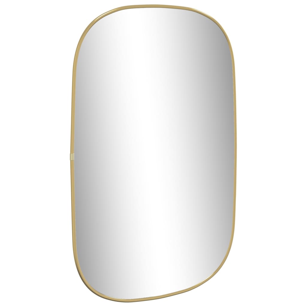 sienas spogulis, zelta krāsā, 70x45 cm