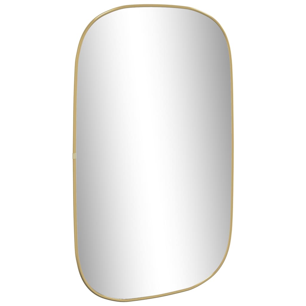 sienas spogulis, zelta krāsā, 80x50 cm