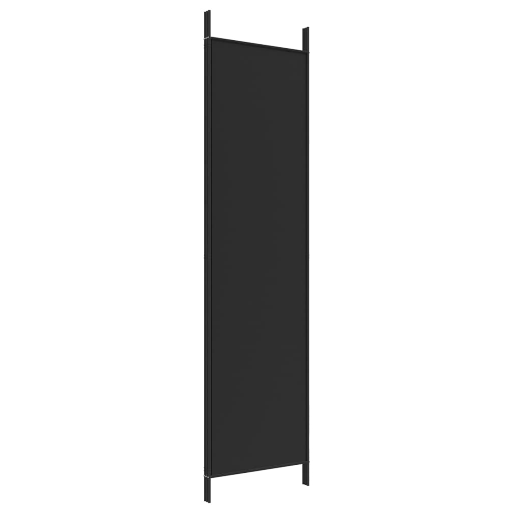 3-paneļu istabas aizslietnis, 150x200 cm, melns audums
