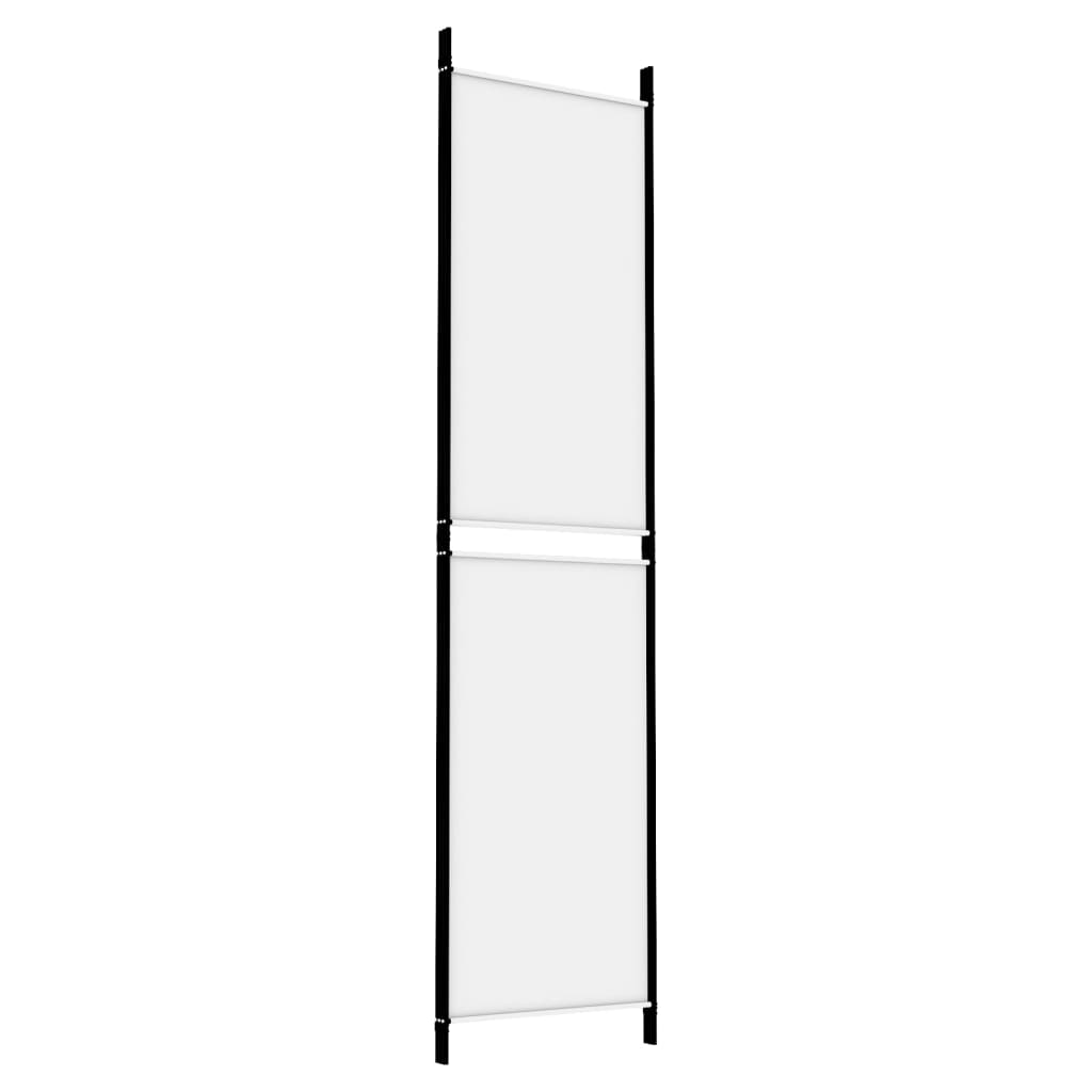 3-paneļu istabas aizslietnis, 150x200 cm, balts audums