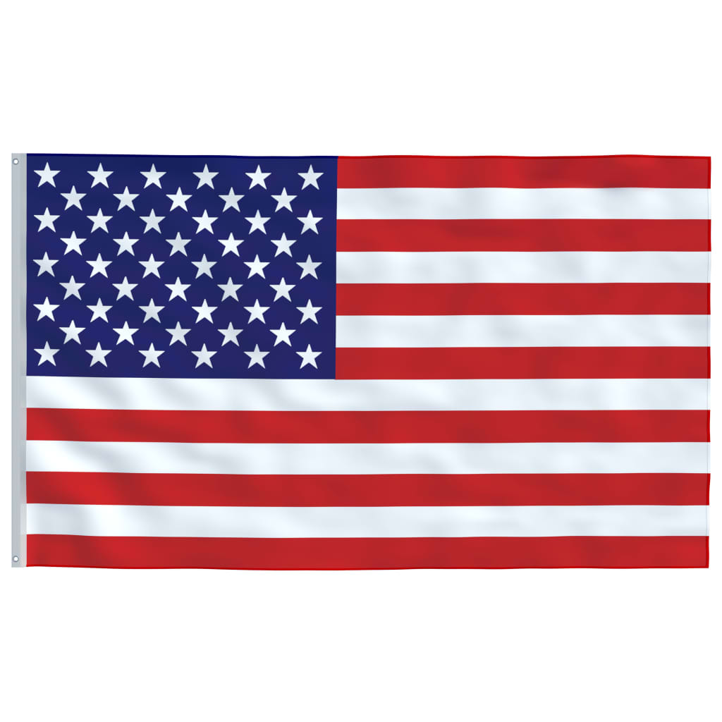ASV karogs un masts, 5,55 m, alumīnijs