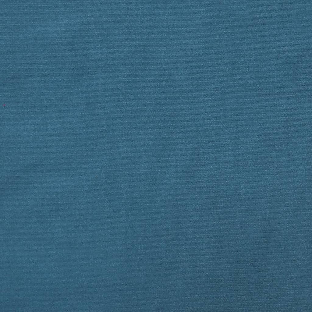 atpūtas zila, melns, 62x79x79 cm, samts
