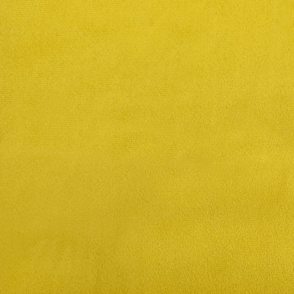 dīvāngulta, dzeltena, 100x200 cm, samts