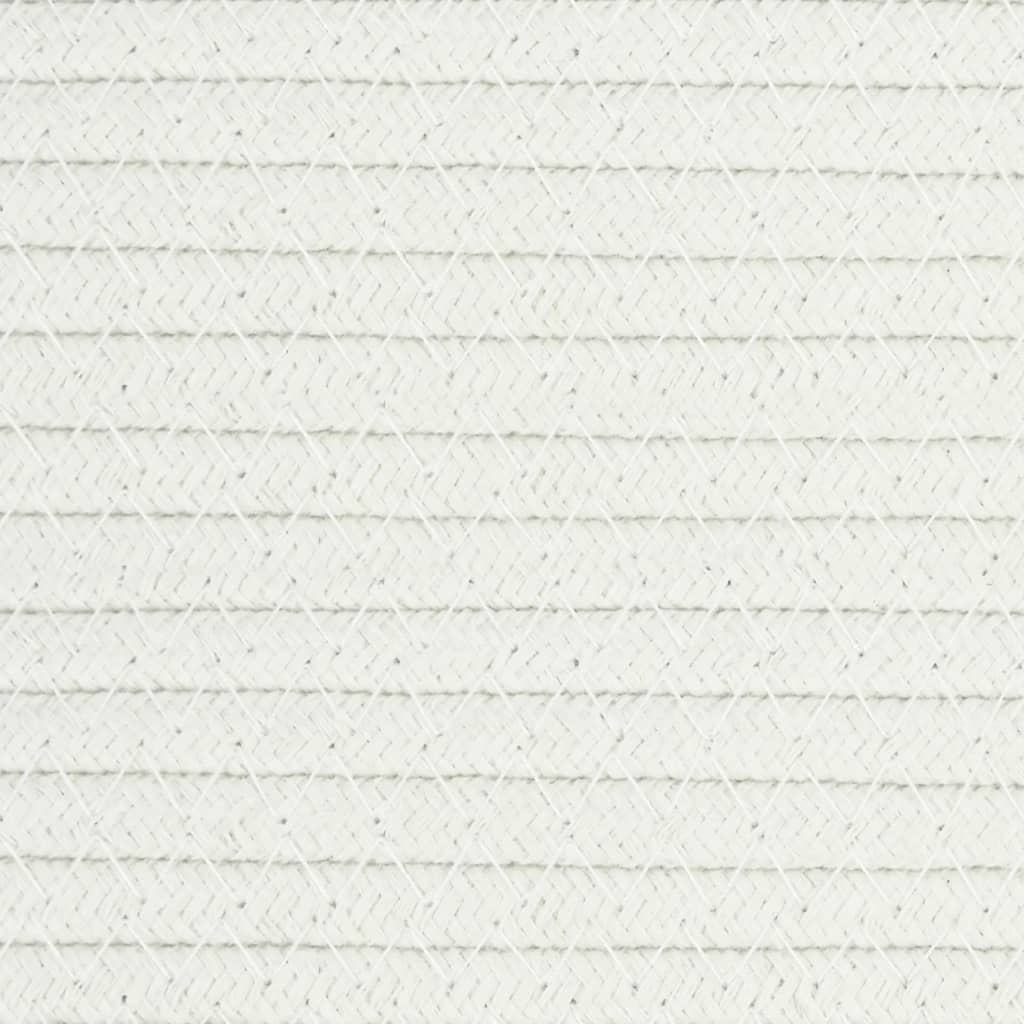 veļas grozs, pelēks un balts, Ø55x36 cm, kokvilna
