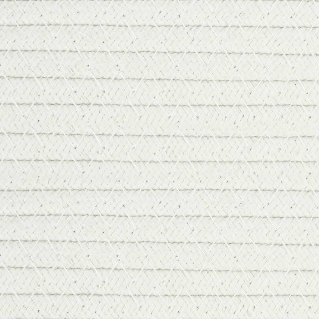 veļas grozs, pelēks un balts, Ø60x36 cm, kokvilna