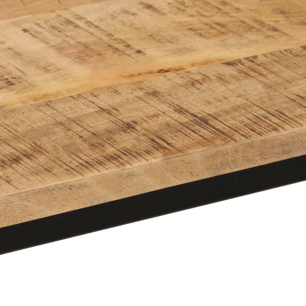 konsoles galdiņš, 110x30x75 cm, neapstrādāts mango koks, dzelzs