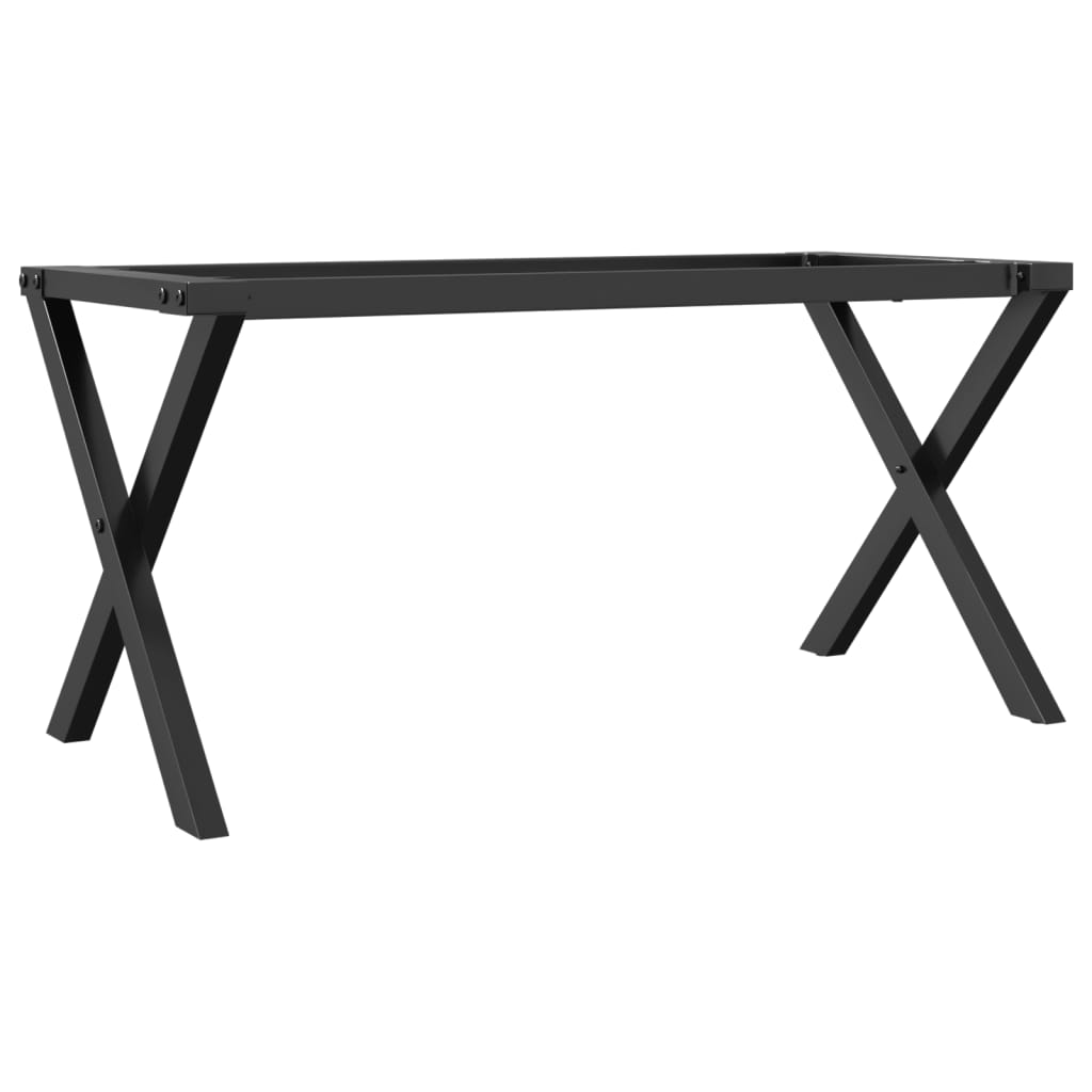 kafijas galdiņa kājas, 70x30x43 cm, X-forma rāmis, čuguns