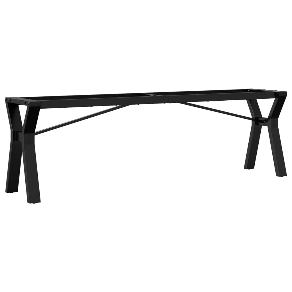 kafijas galdiņa kājas, 140x30x43 cm, Y-forma, čuguns